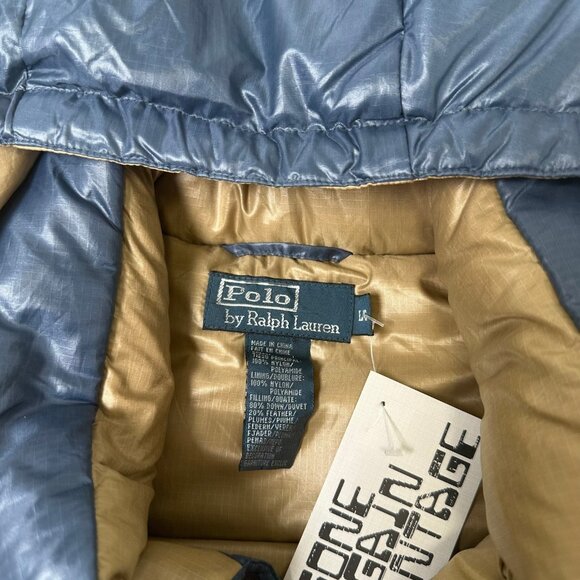 Vintage Polo Ralph Lauren Hooded Puffer Vest L - Picture 6 of 6